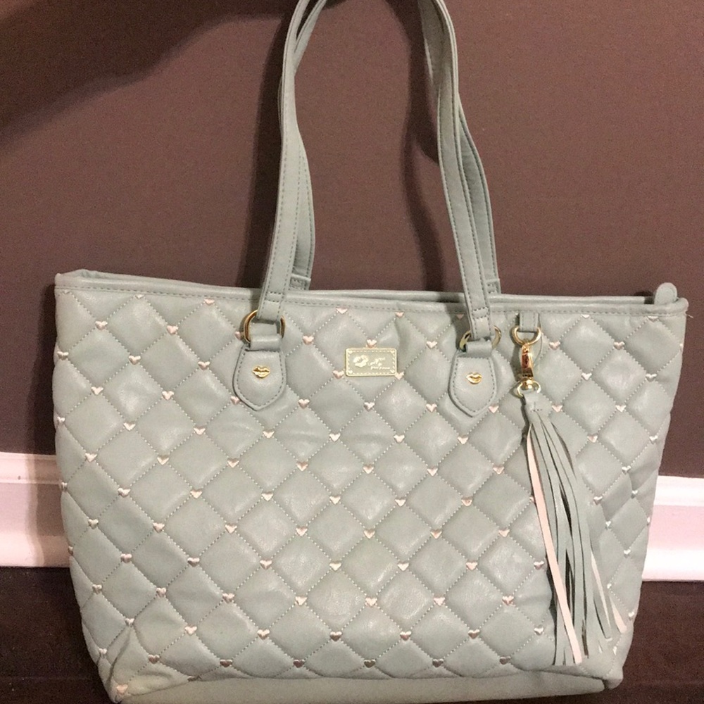 Betsey Johnson mint blue handbag